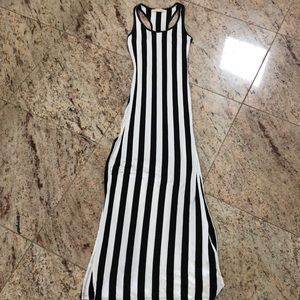 Racer back maxi dress